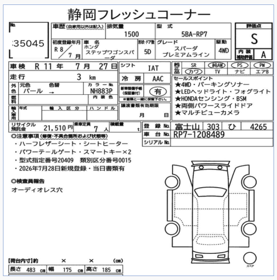 Honda Stepwgn Spada