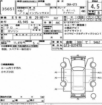 SUBARU XV