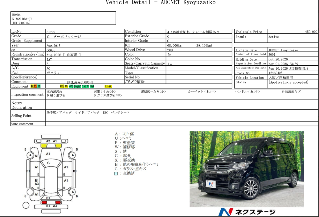 HONDA N-WGN