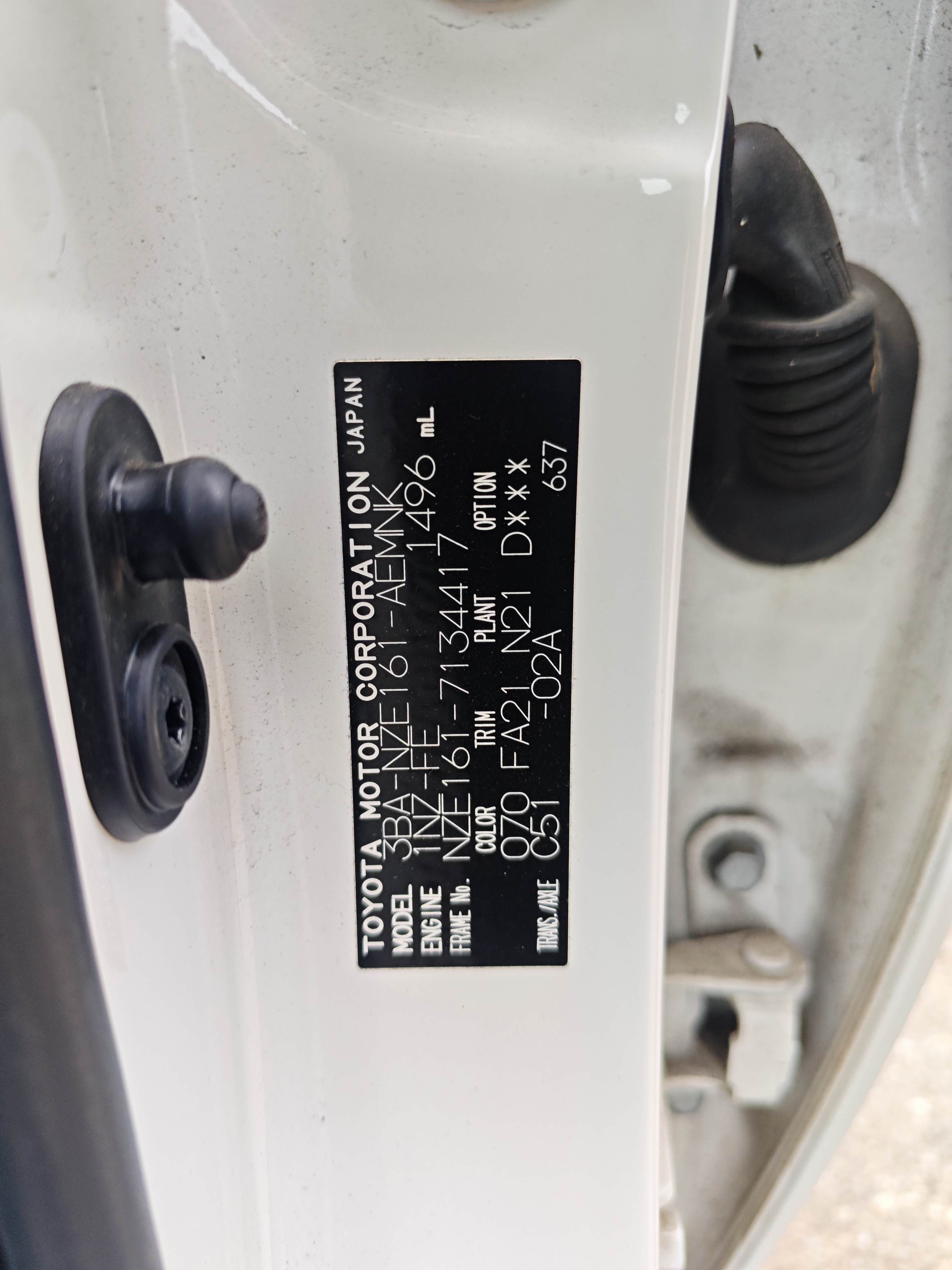 TOYOTA COROLLA AXIO