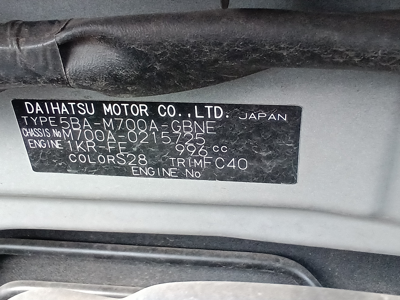 TOYOTA PASSO