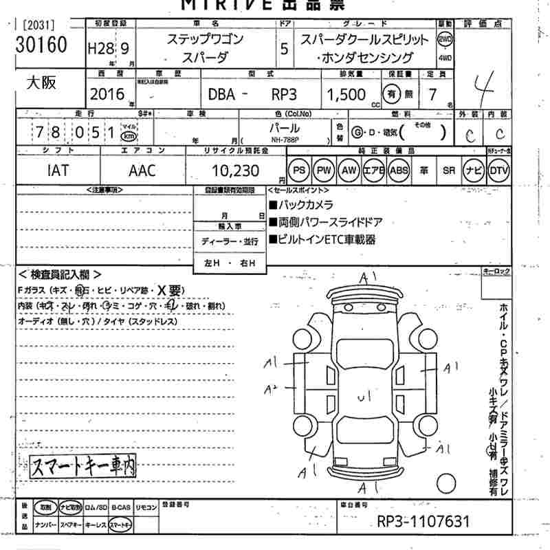 HONDA STEPWGN SPADA