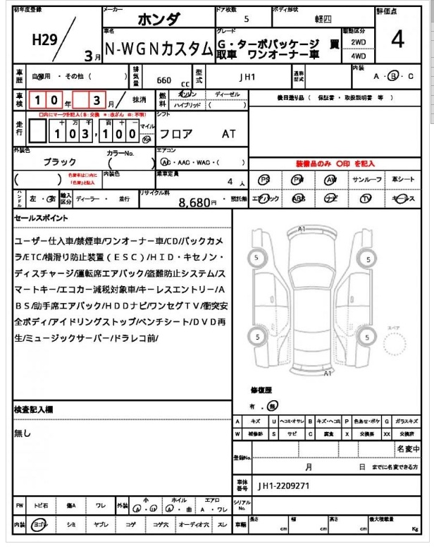 HONDA N-WGN