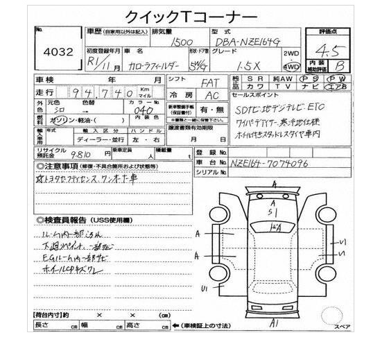 Toyota Corolla Fielder