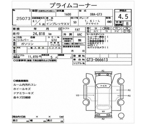 SUBARU IMPREZA XV
